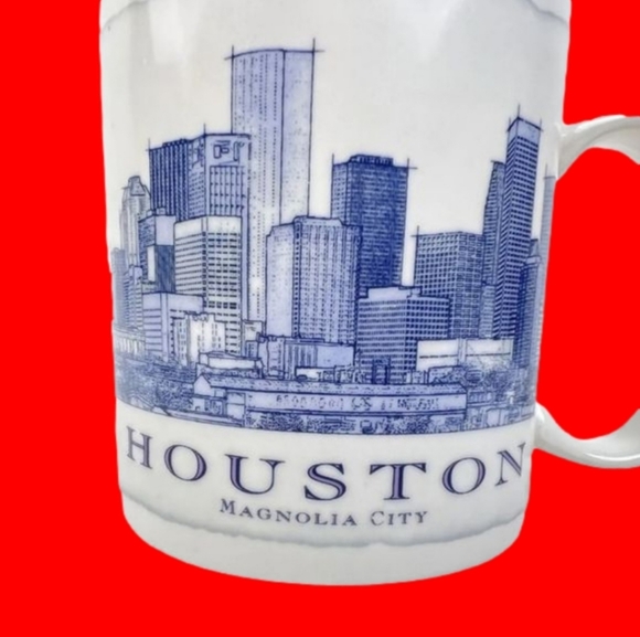 Starbucks ☕ Houston 2007 Architecture Series Coffee Cup Mug Magnolia City 18 oz - Picture 2 of 7